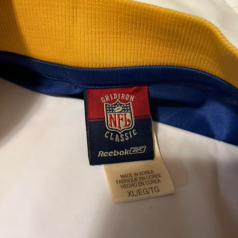 Reebok Blue Throwback NFL Jersey XL - Picture 3 of 6